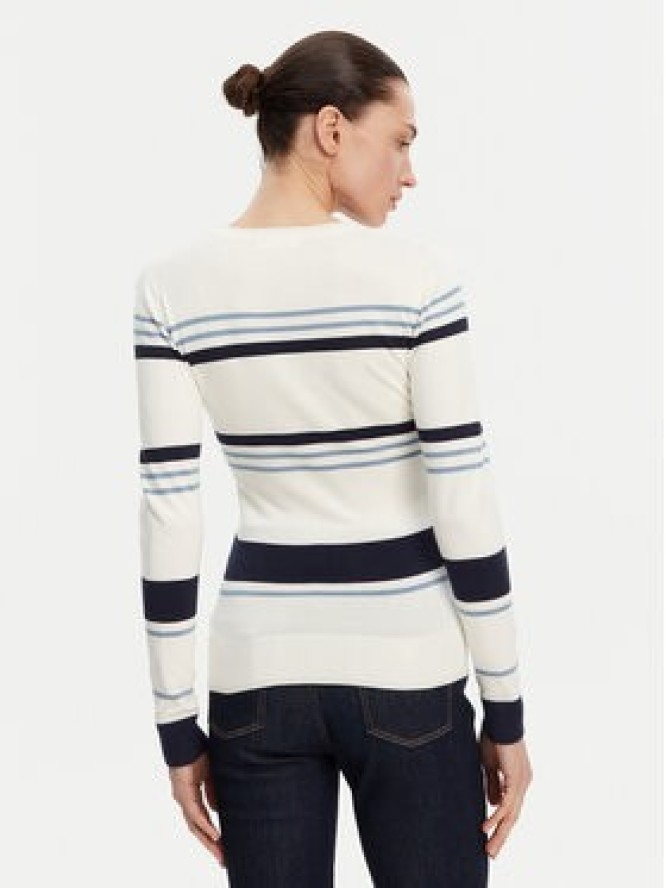 Guess Sweter W5GR18 Z2NQ2 Écru Slim Fit