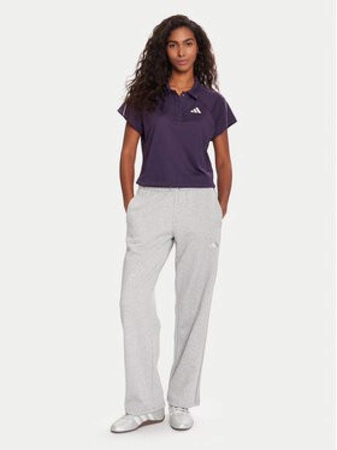 adidas Polo Stadium 3-Stripes Tennis Inspired Jacquard JY3426 Fioletowy Regular Fit