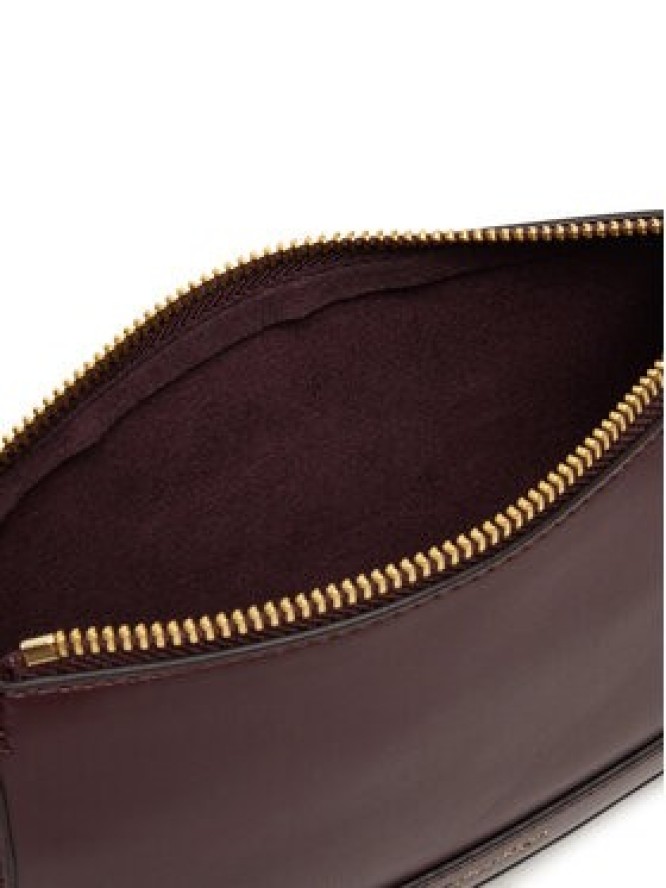 Calvin Klein Torebka Hardware Zip Crossbody LV04F1046G Bordowy