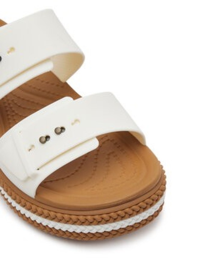 Crocs Klapki Brooklyn Woven Buckle 209978 Biały