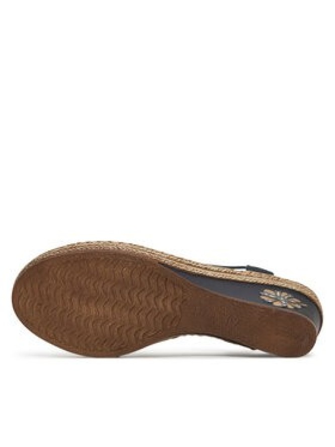 Rieker Sandały V2461-14 Granatowy