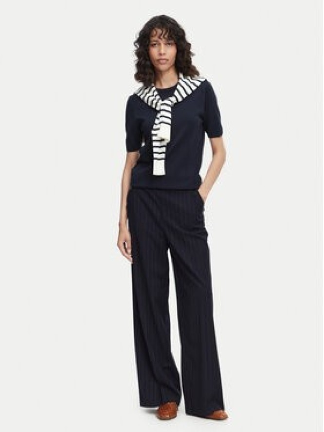 Beverly Hills Polo Club Bluzka P-SS26W-M6564-0298 Granatowy Regular Fit