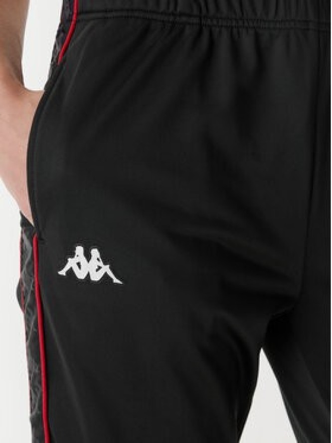 Kappa Spodnie dresowe 303R5K0 Czarny Slim Fit