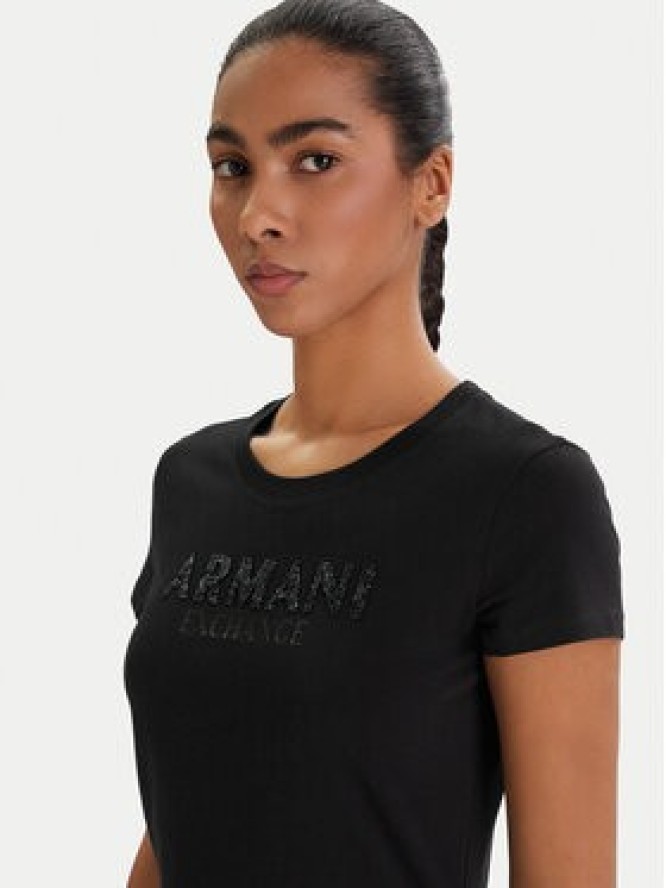 Armani Exchange T-Shirt XW002106 AF10356 UC001 Czarny Slim Fit
