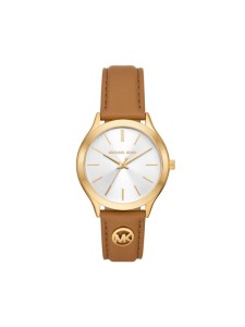 Michael Kors Zegarek Slim Runway MK7543 Brązowy