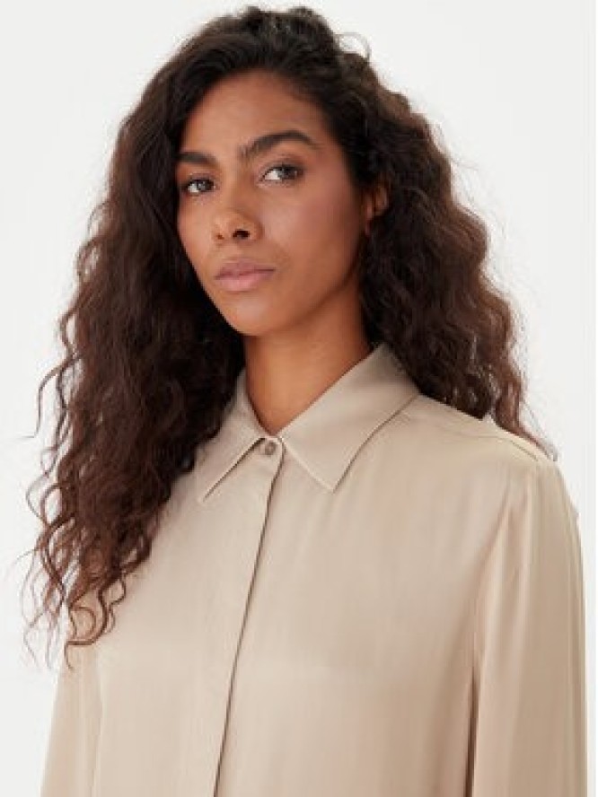 BOSS Koszula Beruta1 50542007 Beżowy Regular Fit