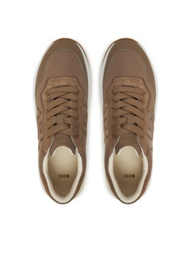 BOSS Sneakersy Skylar 50547983 Brązowy