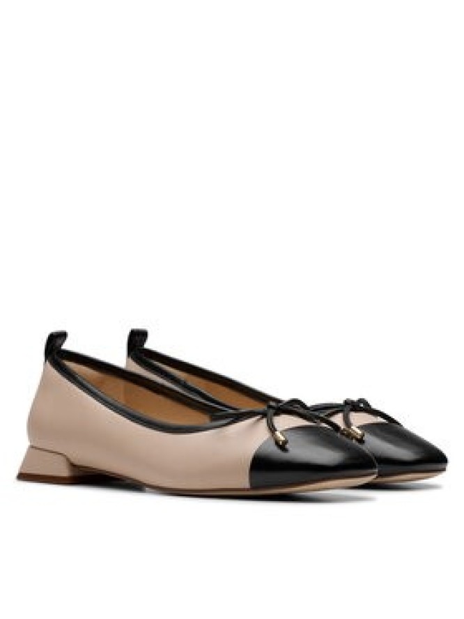 Clarks Baleriny Ubree15 Poppy 26181329 Beżowy