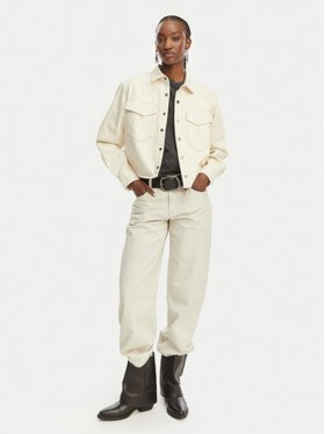 G-Star Raw Kurtka jeansowa D29107-E362 Kremowy Relaxed Fit