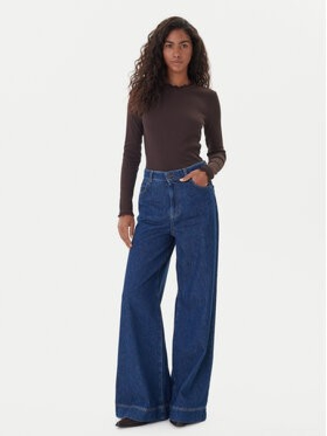 ONLY Bluzka Leslie 15277888 Brązowy Regular Fit