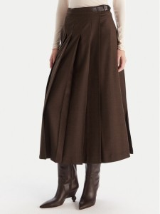 Weekend Max Mara Spódnica trapezowa Fastoso 2525106062 Brązowy Regular Fit