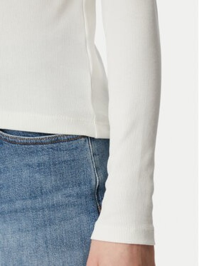 Tommy Jeans Bluzka Essential DW0DW19830 Biały Slim Fit