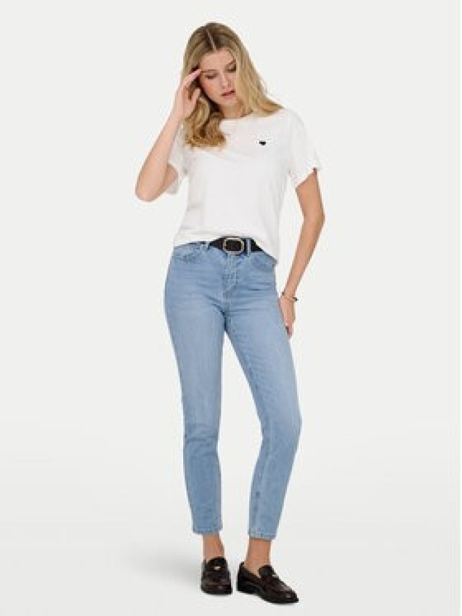 ONLY Jeansy Emily 15361608 Niebieski Straight Fit