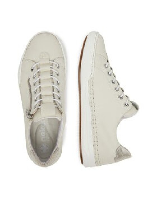 Rieker Sneakersy L7250-80 Écru