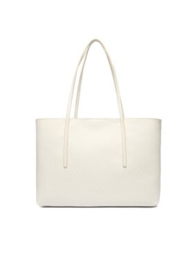 Calvin Klein Torebka Emblem Aop Tote W/ Pouch LV04F3266G Écru