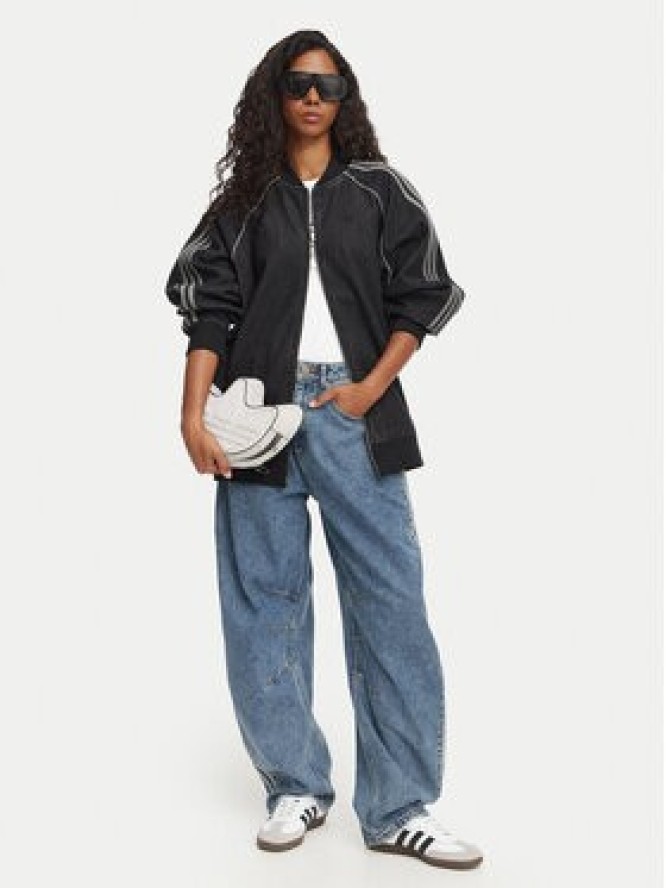adidas Jeansy KQ6476 Niebieski Barrel Fit