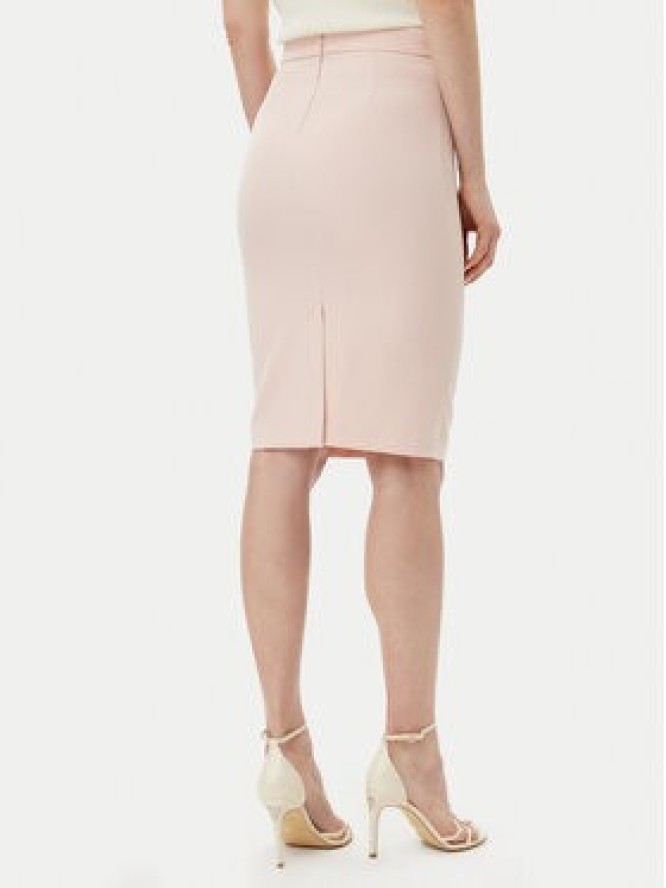 Maryley Spódnica ołówkowa 25EB701/43PY Różowy Regular Fit