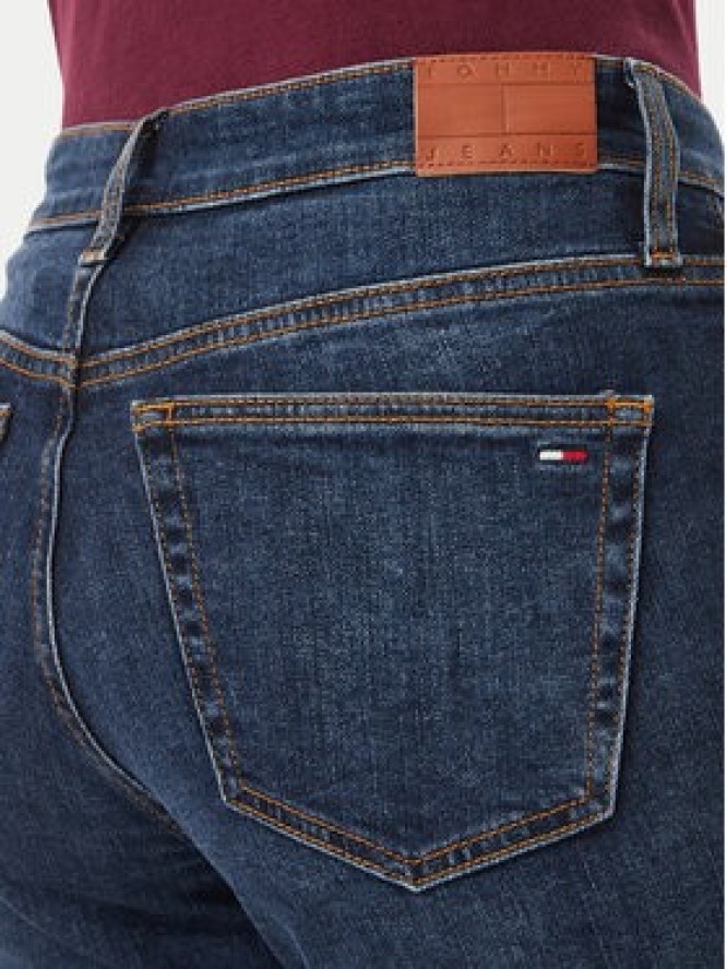 Tommy Jeans Jeansy Nora DW0DW23192 Granatowy Skinny Fit