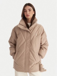 Guess Kurtka zimowa V5BL13 WHHZ2 Beżowy Regular Fit