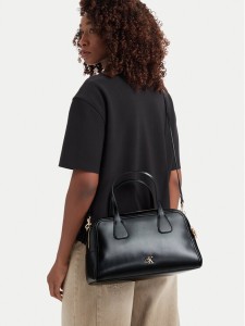 Calvin Klein Torebka Ck Medium Bowling Bag LV04F3610G Czarny