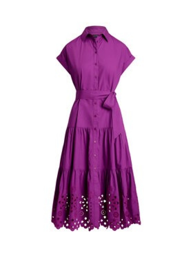 LAUREN RALPH LAUREN Sukienka koszulowa 200970821001 Fioletowy Regular Fit