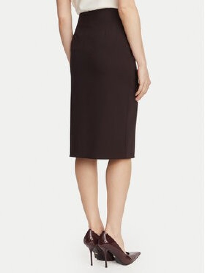 Rinascimento Spódnica ołówkowa CFC0130146003 Brązowy ciemny Slim Fit