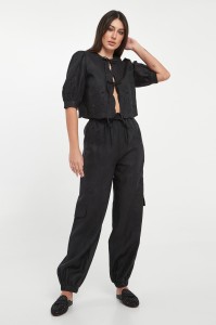 Spodnie damskie lniane TWINSET