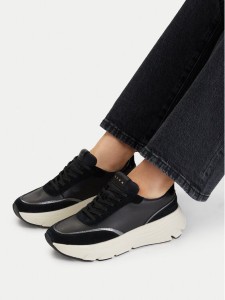 Geox Sneakersy D Diamanta D66UFA 08522 C9999 Czarny