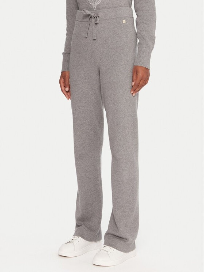 JOOP! Spodnie dzianinowe 58 254KN58Kinsi 30048478 Szary Regular Fit