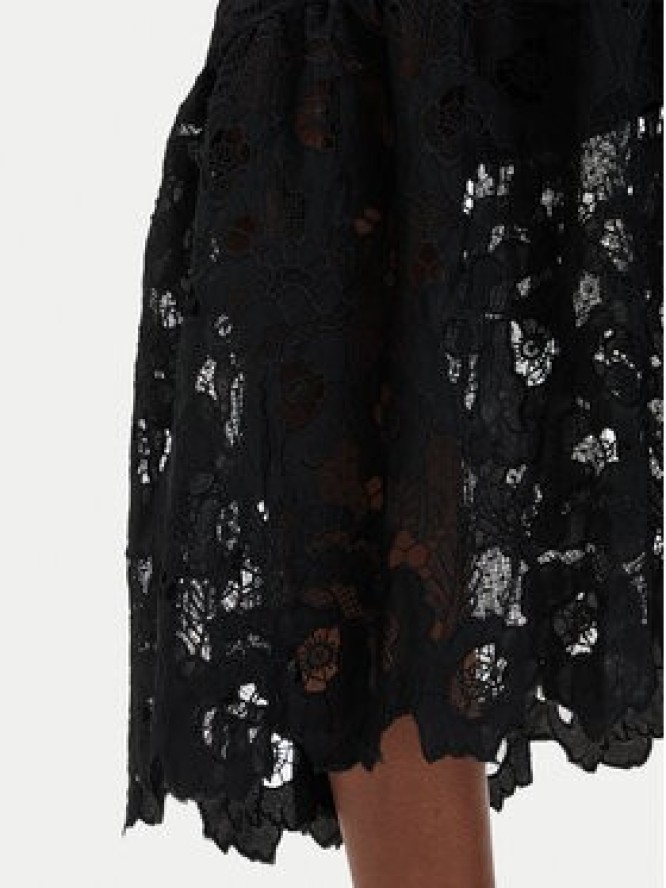 Guess Spódnica midi W6GD40 W1882 Czarny Regular Fit