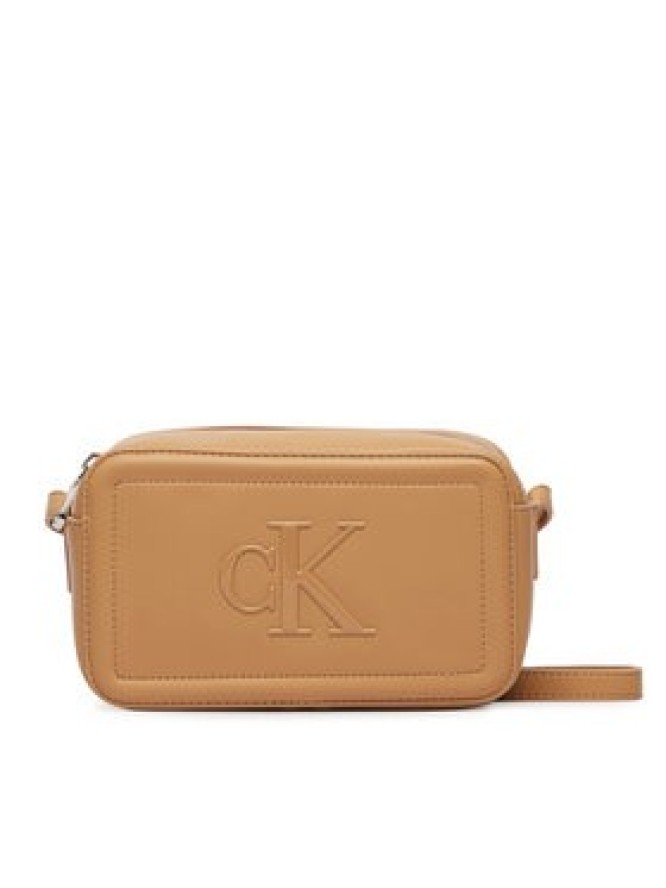 Calvin Klein Torebka Bold Ck Camera Bag LV04F3220G Beżowy
