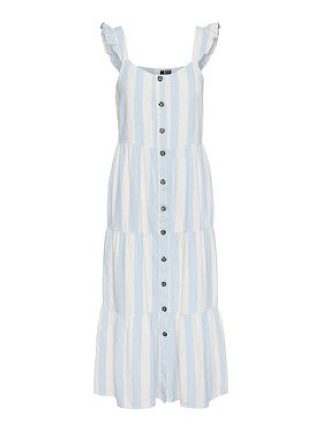 Vero Moda Sukienka letnia Linn 10322614 Błękitny Regular Fit