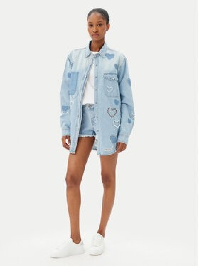 One Teaspoon Szorty jeansowe Retro Dukes 26849 Niebieski Relaxed Fit