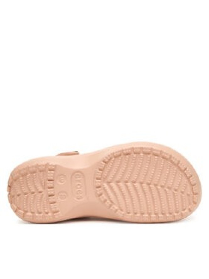 Crocs Klapki Classic Platform Clog 206750 Beżowy