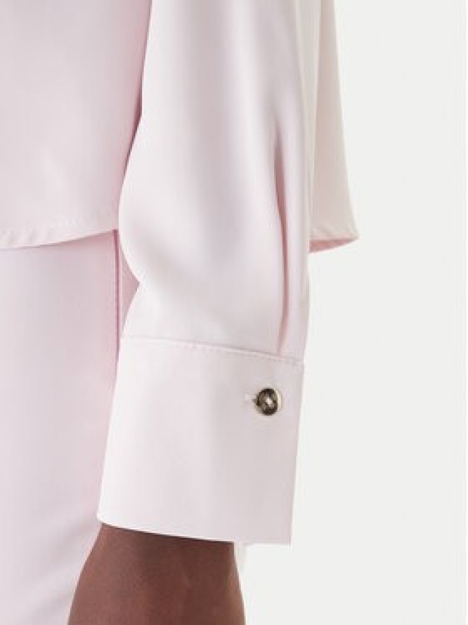 Rinascimento Koszula CFC0127637003 Różowy Regular Fit