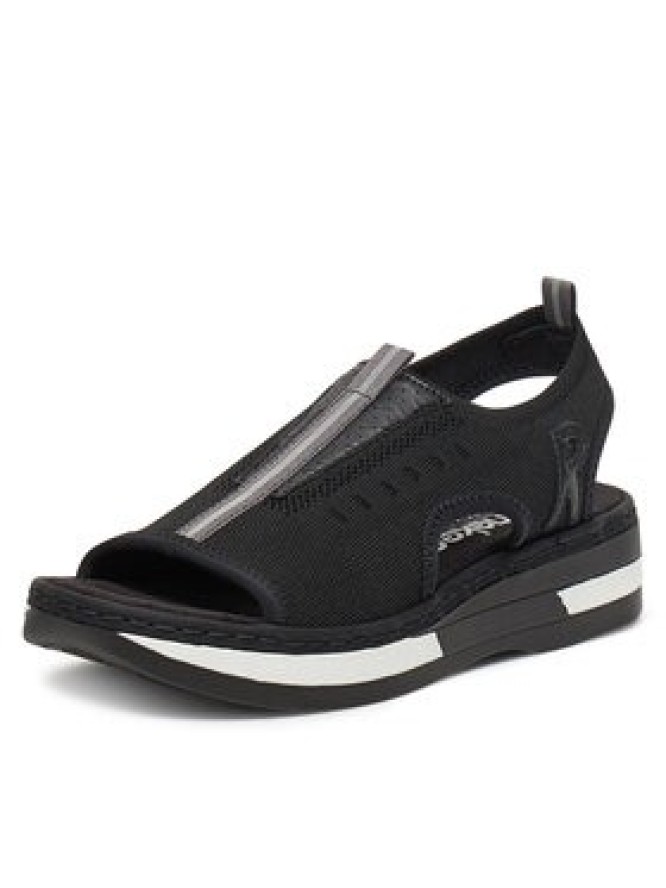 Rieker Sandały V59B5-00 Czarny