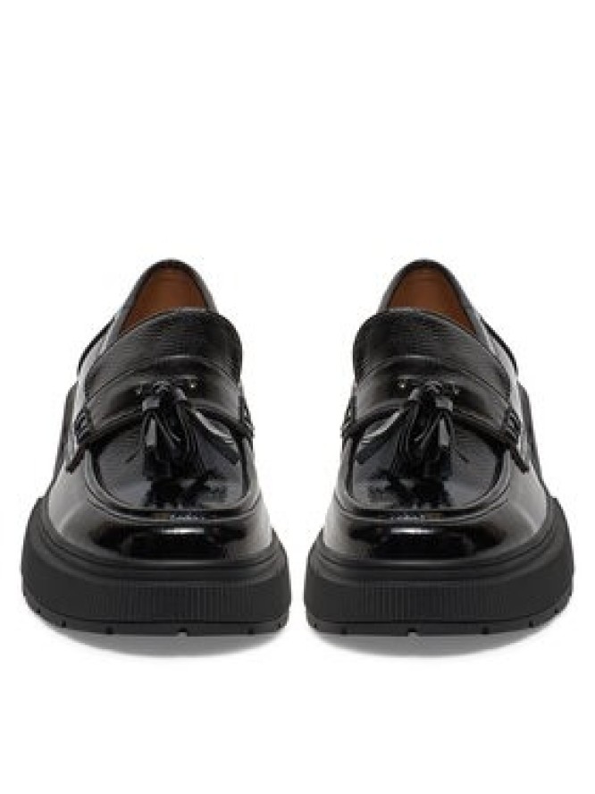 DeeZee Loafersy 60166-2 Czarny