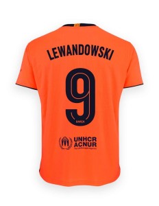 Koszulka wyjazdowa FC Barcelona 25-26 Premium replika - Lewandowski 9