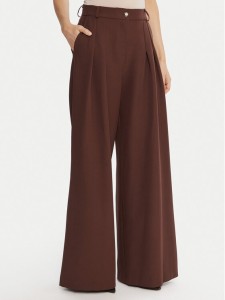 Maryley Spodnie materiałowe 25IB579/43CO Brązowy Regular Fit