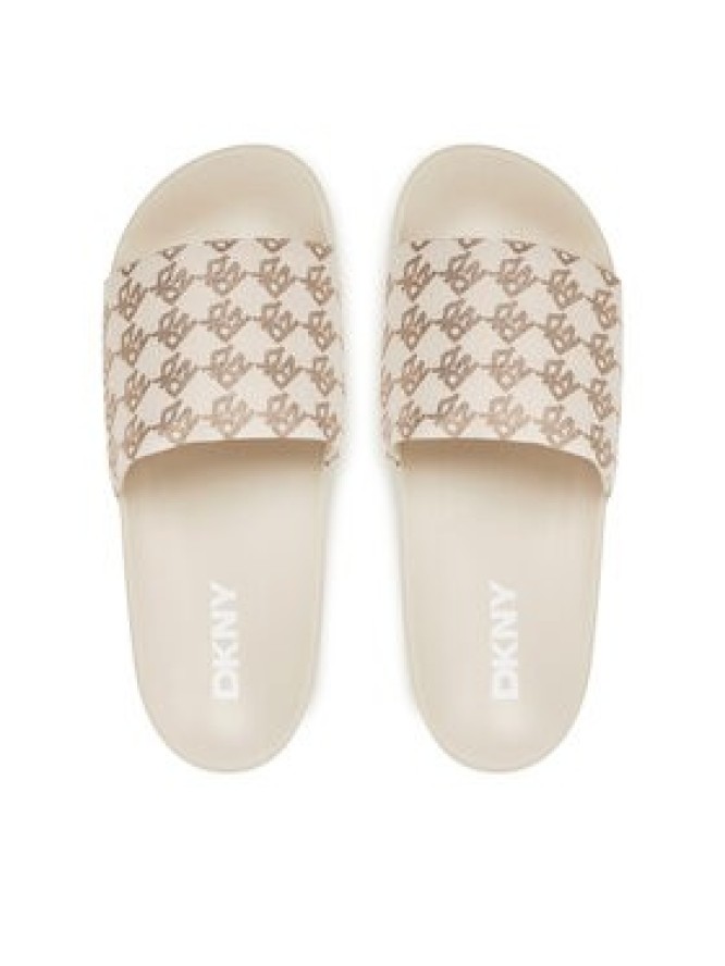 DKNY Klapki Zella K2533210 Beżowy
