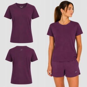 T-SHIRT DAMSKI 4F KOSZULKA SPORTOWA Z MODALEM F2773 SS26