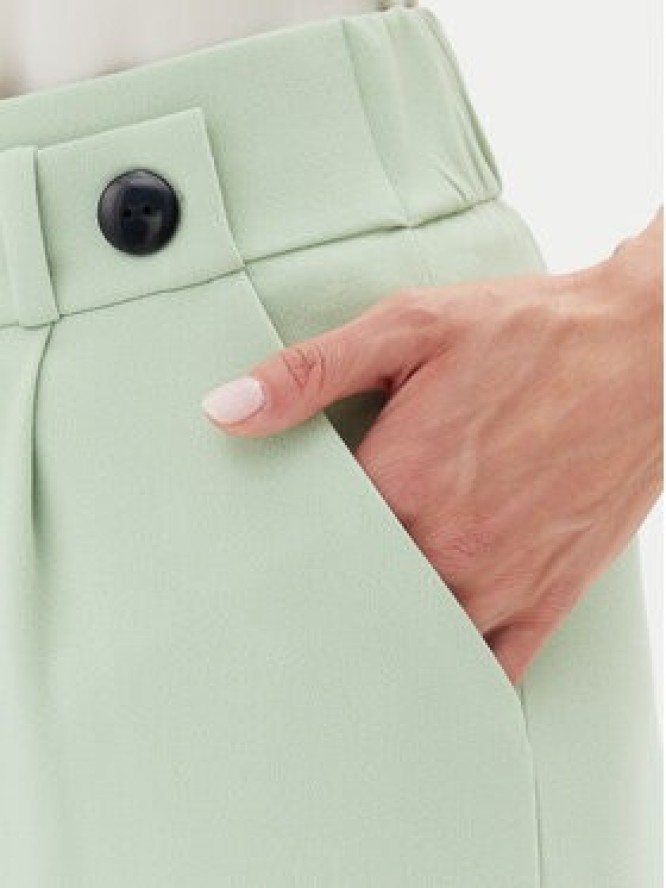 JDY Spodnie materiałowe Geggo 15208430 Zielony Wide Leg