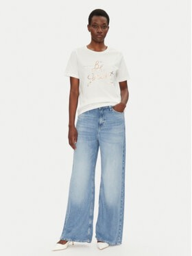 Fransa T-Shirt 20615334 Biały Regular Fit