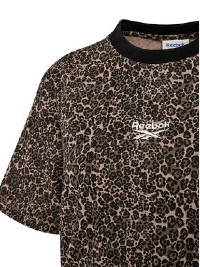 Reebok T-Shirt Elizieta RK25710CCW Brązowy Regular Fit