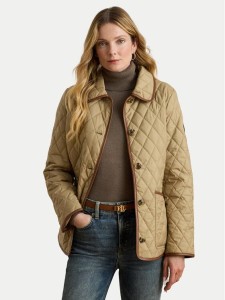 LAUREN RALPH LAUREN Kurtka przejściowa 2,9798E+11 Beżowy Straight Fit