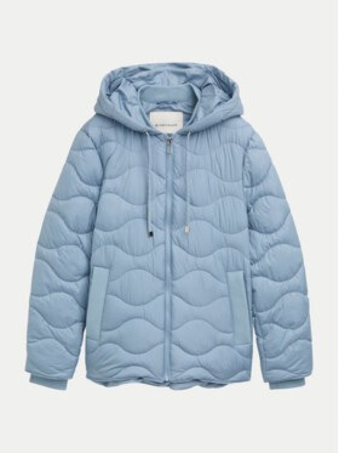 Tom Tailor Kurtka puchowa 1044399 Błękitny Regular Fit
