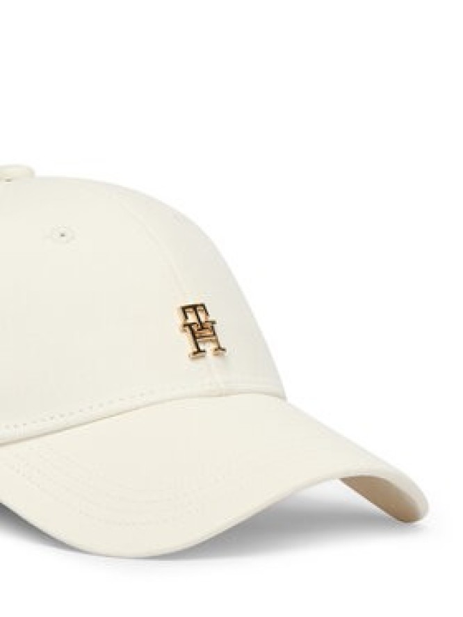 Tommy Hilfiger Czapka z daszkiem Th Elevated Chic Cap AW0AW17631 Biały