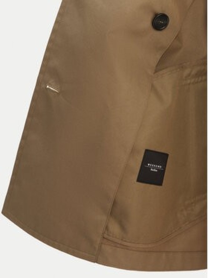 Weekend Max Mara Trencz Biglia 2615021051 Zielony Relaxed Fit