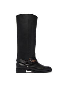 PINKO Oficerki Cheval 01 SD0583P001 Czarny