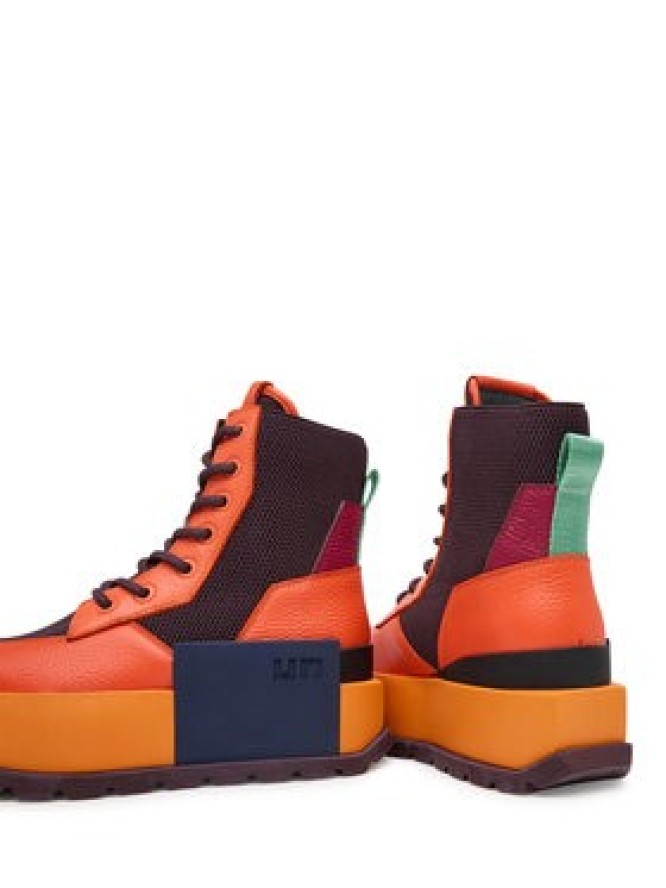 United Nude Trzewiki Roko Trooper 10967924165 Pomarańczowy